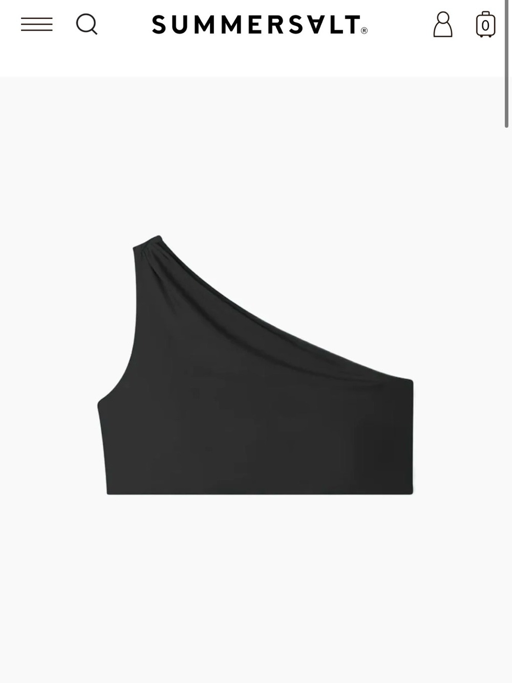 Summersalt The Ruched Sidestroke Bikini Top